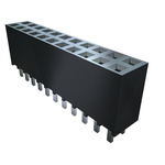 Samtec SSW Series Right Angle Through Hole Mount PCB Socket, 8-Contact, 2-Row, 2.54mm Pitch, Solder Termination