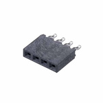 HARWIN M20-791 Series Horizontal Surface Mount PCB Connector, 4-Contact, 1-Row, 2.54mm Pitch, Solder Termination