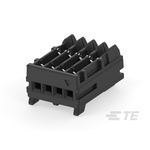 TE Connectivity MICRO CT Series Straight Cable Mount, IDC PCB Socket, 4-Contact, 1-Row, 1.2mm Pitch, IDC Termination