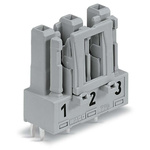 Wago 770 Series Straight PCB Mount PCB Socket, 3-Contact, 1-Row, 10mm Pitch, Cage Clamp Termination