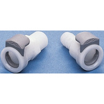 Straight Hose Coupling 1/4in Coupling Body - Non-Valved, Thread Mount, 1/4 in BSPT Male, Acetal