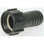 Straight Male Hose Coupling 2in Female Threaded to Hose Tail, 2 in Female, PP