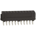 Hirose DF11 Series Straight Through Hole Mount PCB Socket, 22-Contact, 2-Row, 2.0mm Pitch, Solder Termination