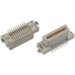 Hirose FX2 Series Straight Surface Mount PCB Socket, 68-Contact, 2-Row, 1.27mm Pitch, Solder Termination