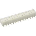 Hirose A3 Series Straight Surface Mount PCB Socket, 28-Contact, 2-Row, 2mm Pitch, Solder Termination