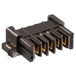 Hirose FunctionMAX FX30B Series Right Angle Through Hole Mount PCB Socket, 2-Contact, 2-Row, 7.62mm Pitch, Solder