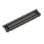 Panasonic A4S Series Surface Mount PCB Socket, 60-Contact, 2-Row, 0.4mm Pitch, Solder Termination