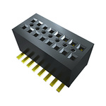 Samtec CLE Series Right Angle Surface Mount PCB Socket, 14-Contact, 2-Row, 0.8mm Pitch, Solder Termination