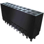 Samtec ESW Series Vertical Through Hole Mount PCB Socket, 50-Contact, 2-Row, 2.54mm Pitch, Solder Termination