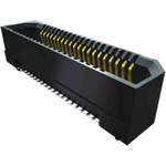 Samtec ERF8 Series Vertical Through Hole Mount PCB Socket, 26-Contact, 2-Row, 0.8mm Pitch, Solder Termination