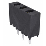 Samtec MMS Series Straight Through Hole Mount PCB Socket, 2-Contact, 1-Row, 2mm Pitch, Solder Termination