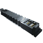 Samtec MPSC Series Right Angle Through Hole Mount PCB Socket, 28-Contact, 4-Row, 5mm Pitch, Solder Termination