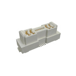 Amphenol Communications Solutions ComboStak Series Vertical Surface Mount PCB Socket, 14-Contact, 2-Row, Solder