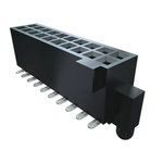 Samtec SFC Series Straight PCB Socket, 30-Contact, 2-Row, 1.27mm Pitch, Solder Termination