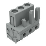 Wago 2091 Series Straight PCB Mount PCB Header, 5-Contact, 1-Row, 5mm Pitch, Solder Pin Termination