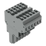 Wago 769 Series Straight PCB Mount PCB Socket, 6-Contact, 5mm Pitch, Cage Clamp Termination