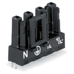 Wago 770 Series Straight PCB Mount PCB Socket, 4-Contact, 1-Row, 10mm Pitch, Cage Clamp Termination