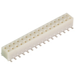 Hirose, A3A 2mm Pitch 32 Way 2 Row Straight PCB Socket, Surface Mount, Solder Termination