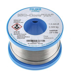 Felder Lottechnik 1.5mm Wire Lead solder, +183°C Melting Point