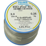 Felder Lottechnik 2mm Wire Lead solder, +183°C Melting Point