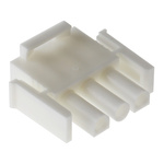 TE Connectivity, Universal MATE-N-LOK Male Connector Housing, 6.35mm Pitch, 3 Way, 1 Row