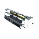 Samtec SS5 Series Straight Surface Mount PCB Socket, 160-Contact, 2-Row, 0.5mm Pitch, Solder Termination