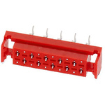Wurth Elektronik WR-MM Series Straight Through Hole Mount PCB Socket, 10-Contact, 2-Row, 2.54 Pitch, Press-In