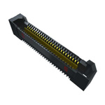 Samtec QRF8 Series Right Angle Surface Mount PCB Socket, 36-Contact, 2-Row, 0.8mm Pitch, Solder Termination