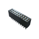 Samtec SFMC Series Straight Surface Mount PCB Socket, 40-Contact, 2-Row, 1.27mm Pitch, Through Hole Termination