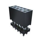 Samtec ESQT Series Straight Through Hole Mount PCB Socket, 120-Contact, 1-Row, 2mm Pitch, Solder Termination