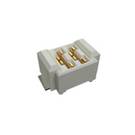 Amphenol Communications Solutions PowerStak Series Vertical Surface Mount PCB Socket, 2-Contact, 1-Row, Solder