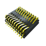 Samtec FSI Series Straight Surface Mount PCB Socket, 40-Contact, 2-Row, 1mm Pitch, Solder Termination