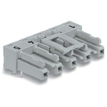 Wago 770 Series Angled PCB Mount PCB Socket, 5-Contact, 1-Row, 10mm Pitch, Cage Clamp Termination