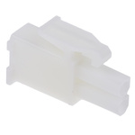 TE Connectivity, Mini-Universal MATE-N-LOK Male Connector Housing, 4.2mm Pitch, 2 Way, 1 Row
