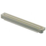 Hirose FX6 Series Straight Surface Mount PCB Socket, 100-Contact, 2-Row, 0.8mm Pitch, Solder Termination