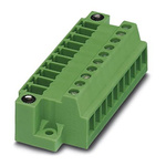 Phoenix Contact MCVU 1.5/ 9-GFD-3.81 Series PCB Socket, 9-Contact, 3.81mm Pitch, Screw Termination