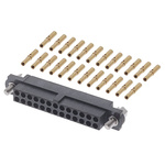 HARWIN Datamate J-Tek Series Straight Cable Mount PCB Socket, 26-Contact, 2-Row, 2mm Pitch, Crimp Termination