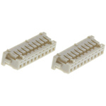 Hirose, DF13 Male Connector Housing, 1.25mm Pitch, 10 Way, 1 Row