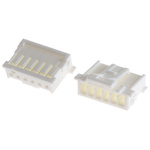 Molex, MicroClasp Female Connector Housing, 2mm Pitch, 6 Way, 1 Row