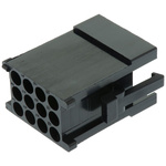 ITT Cannon, Trident Male Connector Housing, 5.08mm Pitch, 12 Way, 3 Row