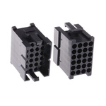 ITT Cannon, Trident Male Connector Housing, 5.08mm Pitch, 24 Way, 4 Row