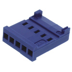 TE Connectivity, AMPMODU HE13/HE14 Female Connector Housing, 2.54mm Pitch, 5 Way, 1 Row