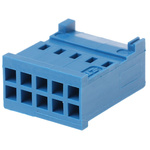 TE Connectivity, AMPMODU HE13/HE14 Female Connector Housing, 2.54mm Pitch, 10 Way, 2 Row