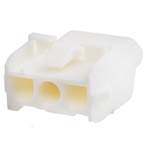 TE Connectivity, Universal MATE-N-LOK Female Connector Housing, 6.35mm Pitch, 3 Way, 1 Row