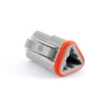 Amphenol Industrial, AT Automotive Connector Plug 3 Way, Crimp Termination