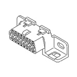 Molex Male Crimp Connector Housing, 4mm Pitch, 16 Way, 2 Row