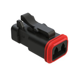 Amphenol Industrial, AT Cable connector Socket 2 Way, Crimp Termination