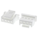 JST, PA Female Connector Housing, 2mm Pitch, 4 Way, 1 Row