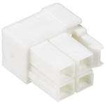 JST, VL Male Connector Housing, 6.2mm Pitch, 4 Way, 2 Row