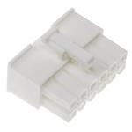 Molex, Mini-Fit Jr Male Connector Housing, 4.2mm Pitch, 12 Way, 2 Row
